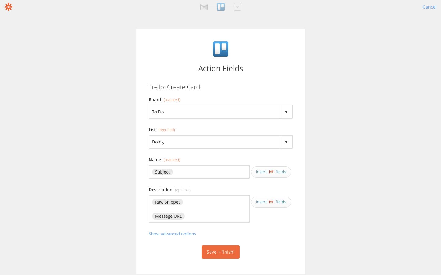 Trello fields