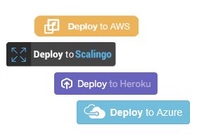 Deploy buttons give you many options