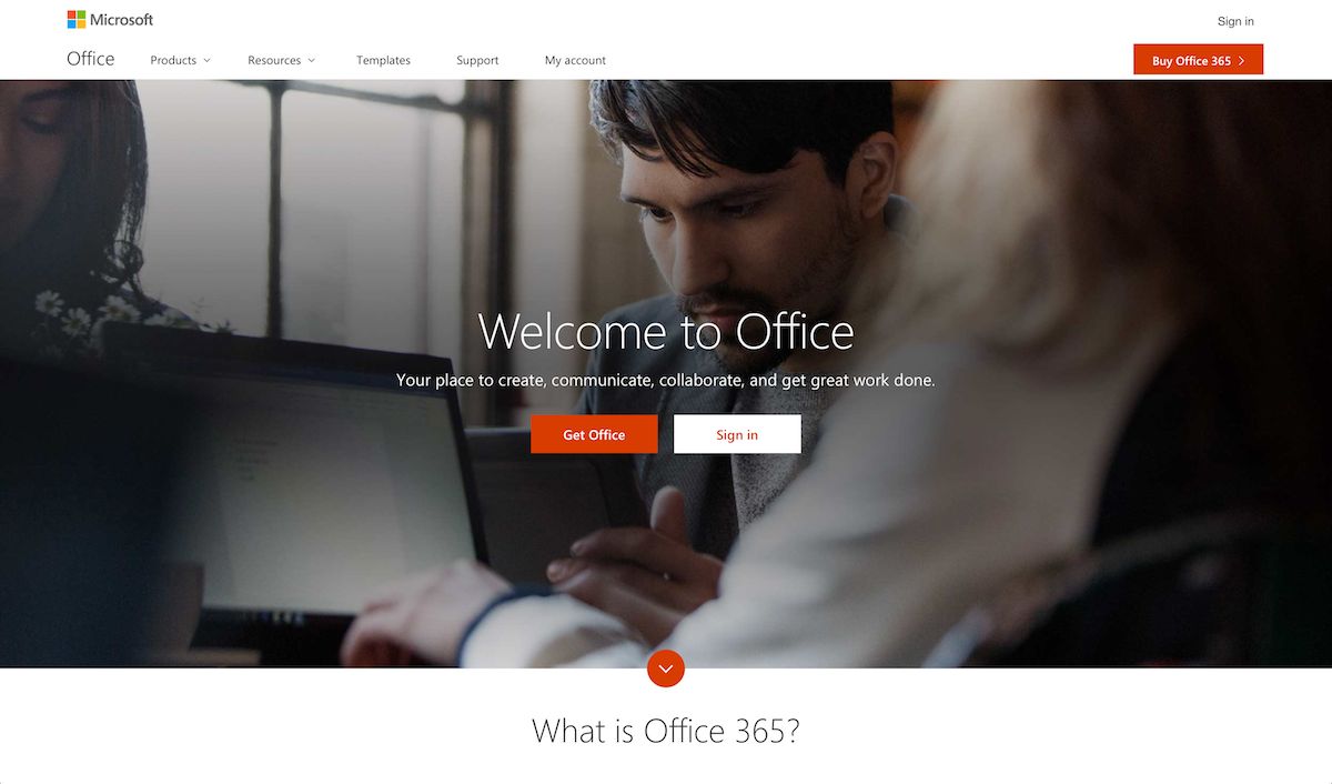 Office 365 Screenshot