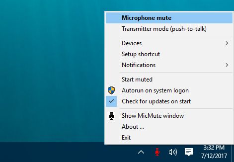 MicMute windows