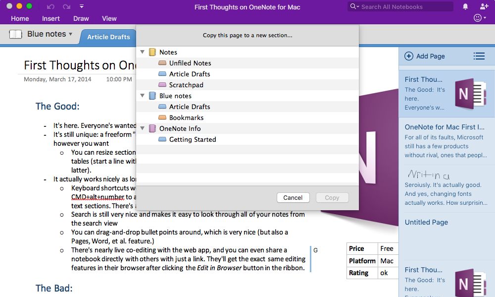 Use OneNote Templates to Streamline Meeting, Class, Project, and Event