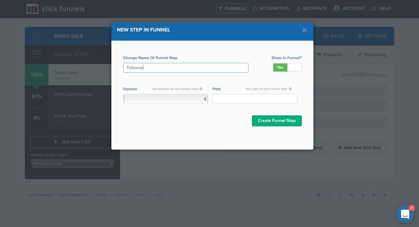 ClickFunnels screenshot