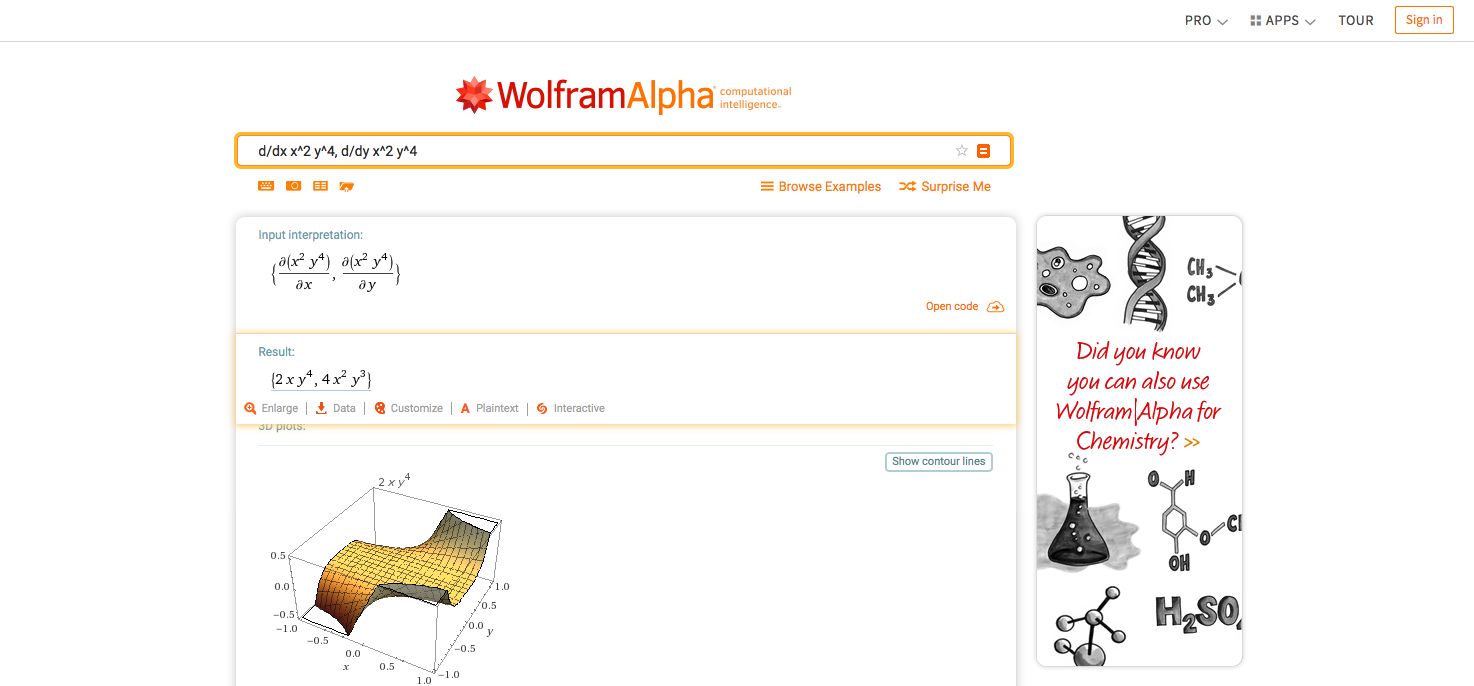 WolframAlpha