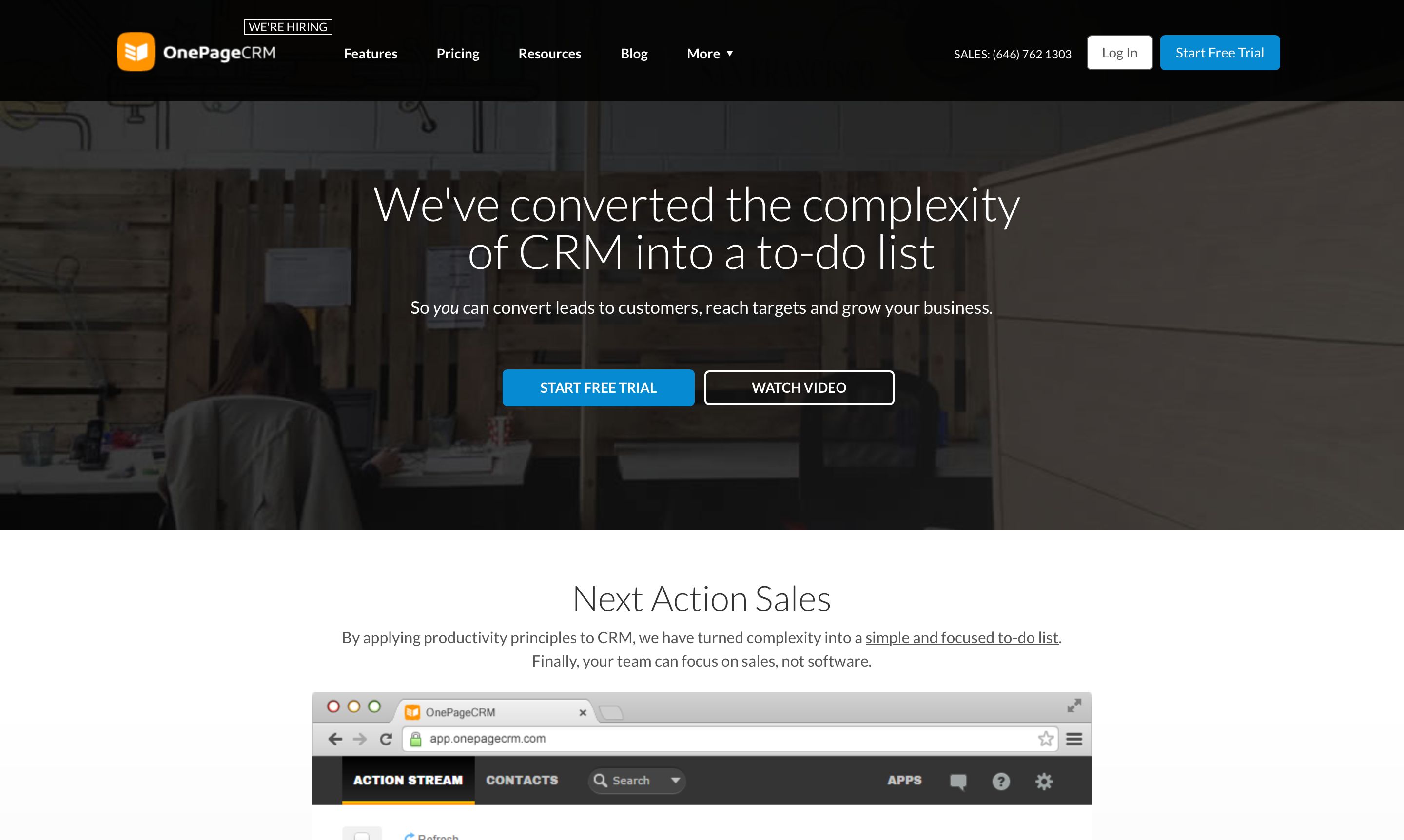 OnePageCRM Screenshot