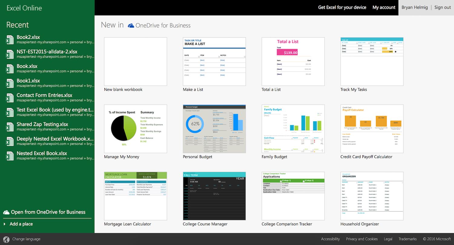 Excel Screenshot