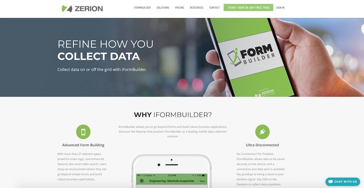 iFormBuilder Screenshot