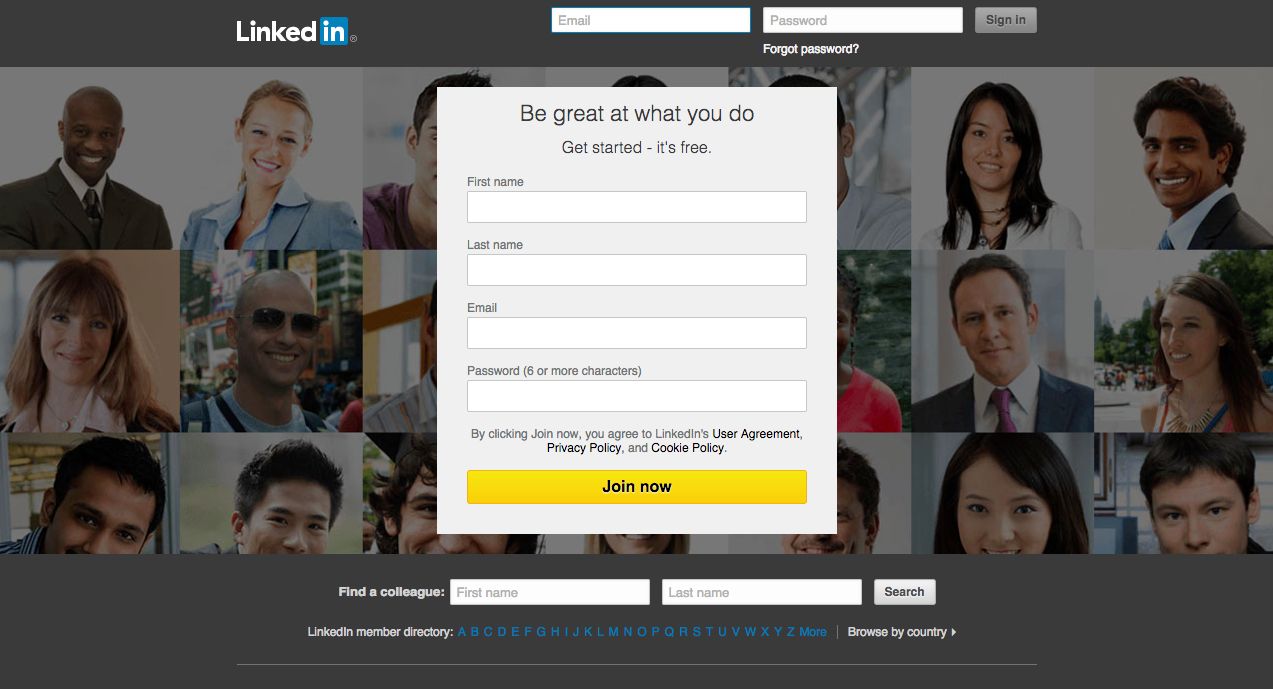 LinkedIn Screenshot