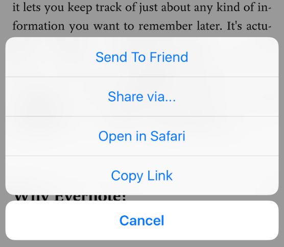Share Pocket articles with friends
