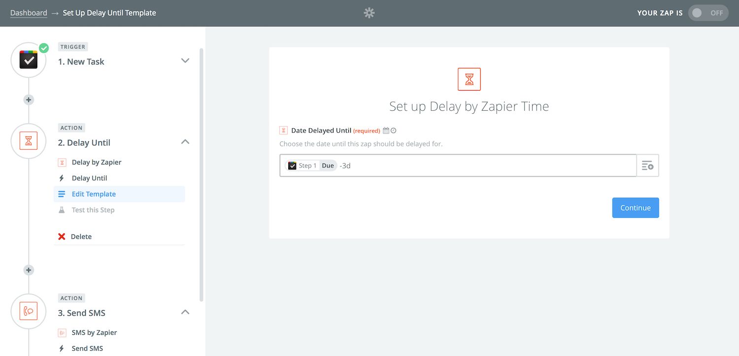 Zapier Task Notification