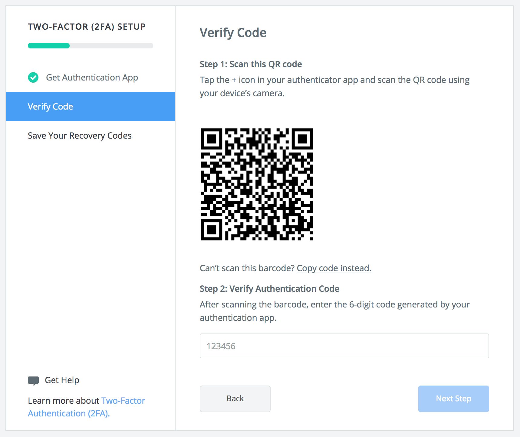Add Zapier two-factor login