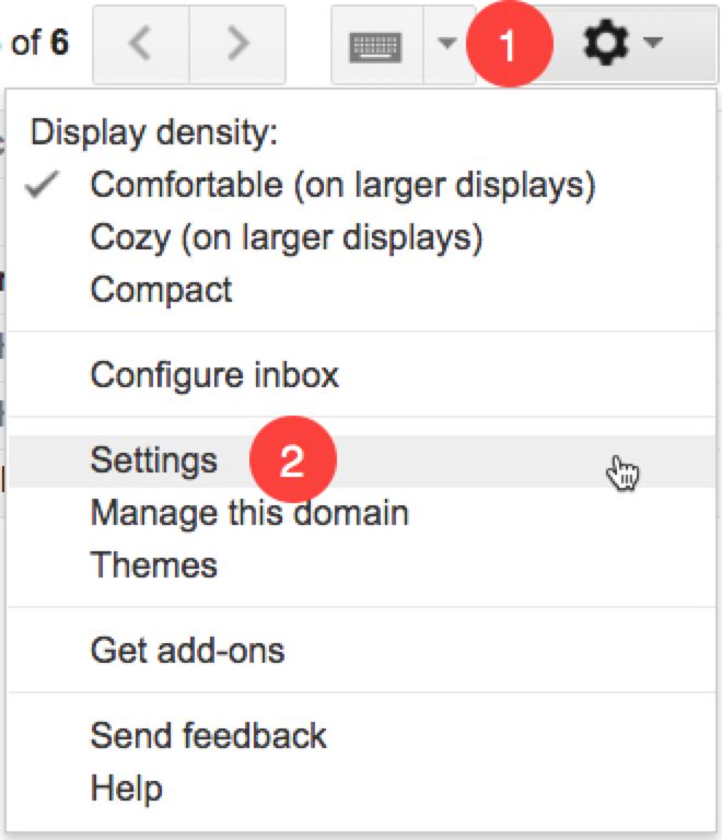Click settings