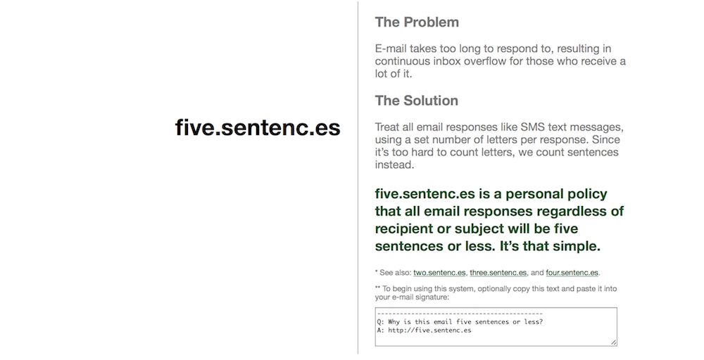 five.sentenc.es