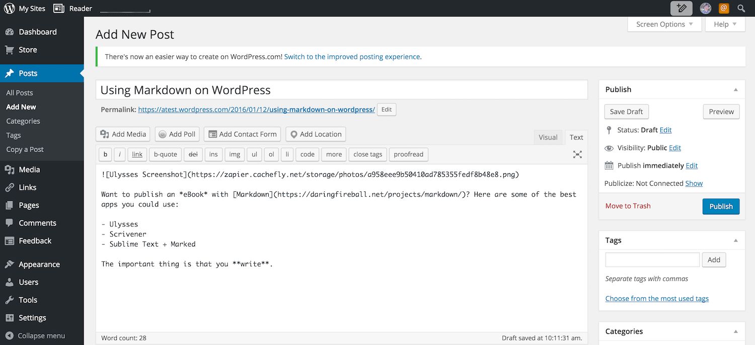 Markdown Markdown
