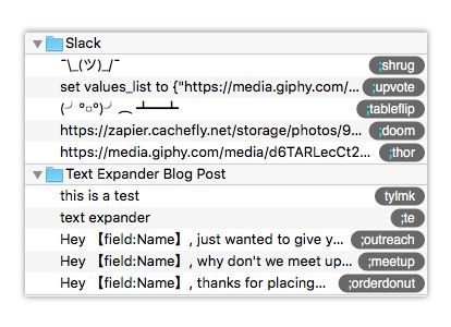 abbreviations in textexpander